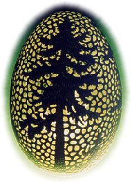 M&auml;rchen Osterei: finsterer Wald